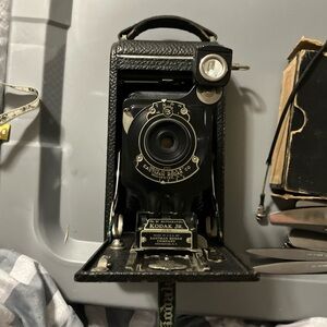 Kodak Junior No. 2c Autographic Black Classic Folding Film Camera
